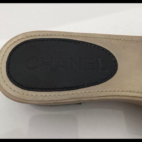 Authentic Chanel Black Camelia Clogs size 36/6 wow - Picture 3 of 8